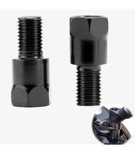 Amazon | デイトナ バイク用 ミラー アダプター 衝撃緩衝装置付き